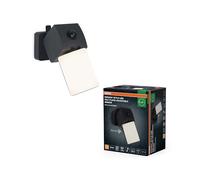 Osram ENDURA STYLE USB Volt Projecteur à Piles, 2,5W, 275lm, 3000K, Capteur PIR, IP54, tête ajustable, Gris Foncé