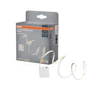 Osram FLEX Rubans décoratifs COB à piles avec lumière blanche chaude, 2 m, 3,3 W, 150 lm, 3000 K, blanc chaud 830, IP20, jaune, silicone, source lumineuse non interchangeable