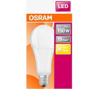 OSRAM Ampoule LED Standard dépolie avec radiateur 20W=150 E27 chaud