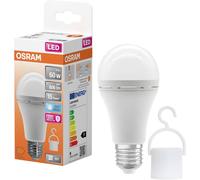 OSRAM HOMELIGHTING 4099854190131 Luminaire LED fonctionnant à pile CEE F (A - G) E27 forme de poire 8 W = 60 W blanc neutre (Ø x H) 60 mm x 60 mm 1 pc(s)
