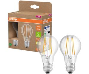 OSRAM HOMELIGHTING 4099854253546 LED CEE A (A - G) E27 forme de poire 5 W = 75 W blanc chaud (Ø x H) 60 mm x 60 mm à filament 2 pc(s)