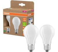 OSRAM HOMELIGHTING 4099854253775 LED CEE A (A - G) E27 forme de poire 7.2 W = 100 W blanc chaud (Ø x H) 60 mm x 60 mm à filament 2 pc(s)