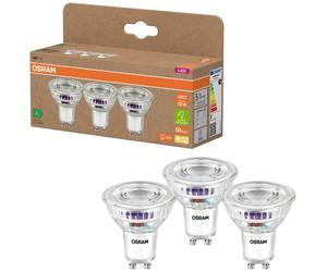 OSRAM HOMELIGHTING 4099854277900 Lampe à réflecteur LED CEE A (A - G) GU10 réflecteur 2.5 W = 50 W blanc chaud (Ø x H) 50 mm x 50