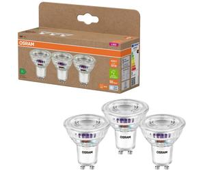 OSRAM HOMELIGHTING 4099854277924 Lampe à réflecteur LED CEE A (A - G) GU10 réflecteur 2.5 W = 50 W blanc neutre (Ø x H) 50 mm x 50 mm 3 pc(s)