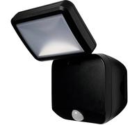 OSRAM HOMELIGHTING Battery LED Spotlight Sensor 4W 4000K IP54 Black 4099854497490 Projecteur extérieur 4 W Couleur déclairage (ampoule LED): blanc neutre