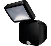 OSRAM HOMELIGHTING Battery LED Spotlight Sensor 4W 4000K IP54 Black 4099854497490 Projecteur extérieur