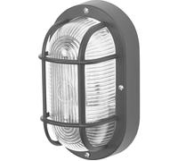 OSRAM HOMELIGHTING Bulkhead Essential Oval E27 Black 4058075845589 Plafonnier, Applique noir