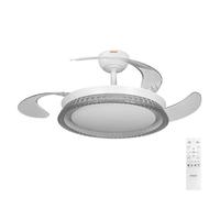 Osram Ventilateur de plafond Cierzo 1220 mm 60W CCT RGB avec éclairage, télécommande, variable