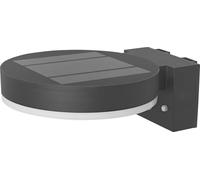 OSRAM HOMELIGHTING ENDURA Style Solar Wall Sensor Single Circle 6W Black 4099854455568 Applique LED extérieure