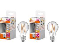 Osram Lampada LED Star+ con sensore di luce diurna, E27-base Ottica del filamento,Bianco caldo (2700K), 806 Lumen, sostituzione delle lampade 60W, non dimmerabile, 1-Confezione (Lot de 2)