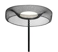 OSRAM Lampadaire DECOR Mesh Métal Noir maillé LED intégrée 18. 5W 1200lm 3000K Câble textile
