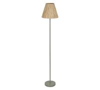 OSRAM Lampadaire Decor Raffia vert en raphia et métal, E27, 1600 mm de hauteur,
