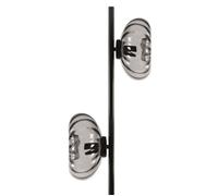 OSRAM Lampadaire en verre fumé DECOR, verre fumé en métal noir, version 2x E14, look moderne