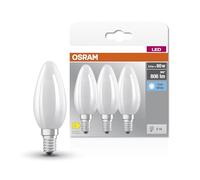 Osram Ampoules LED E14 B35 – Pack de 3, 5,5 W, 4000 K (blanc froid), 806 lm