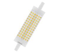 Osram Lampe de poche LED à intensité variable R7s, tube LED 18,2 W, remplacement de 150 W, lumière blanche chaude (2700 K)