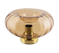 OSRAM Lampe de table en verre doré DECOR, verre ambré en métal doré, version E27, 280 mm, effet lumineux spécial