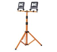 OSRAM LED Lampe de travail Tripod 2x30W 840, 4000K blanc froid, 5400 lm, IP65, réglable en hauteur 1,8m, 360