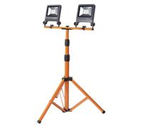 Osram Lampe de travail LED Trépied 2x30W 840, 4000K blanc froid, 5400 lm, IP65, réglable en hauteur 1,8m, 360°
