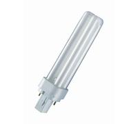 Osram Lampe fluorescente compacte Dulux D G24-d2 18 W 2700 K (827) 2 broches