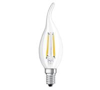 Osram Lampe LED dimmable Superstar avec un rendu des couleurs particulièrement élevé (CRI90), E14-base, Aspect filament,Blanc chaud (2700K), 470 Lumen,Remplacement de 40W-Ampoules 1-Pack