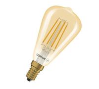Osram Lampe LED Edison Vintage 1906 Filament ST48, 4,8 W, E14, or, ST48, pour lampe de table, suspension, éclairage décoratif, accent design dans la pièce