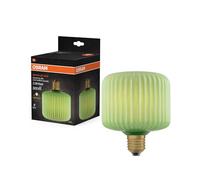 Osram Lampe LED en verre coloré DECOR FLAT, carrée Ø120mm, verte, E27,