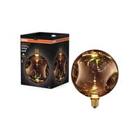 Osram Lampe LED en verre DECOR FLAT Electro Retro, grande Ø 200 mm, rose,