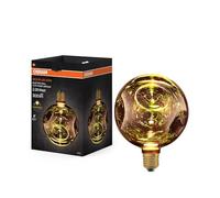 Osram Lampe LED en verre DECOR FLAT Electro Retro, moyenne Ø 150 mm, rose, E27, 3,5 W, 300 lm, 2 700 K, blanc chaud, electroball