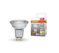 Osram Lampe LED LED Star par16 pour la base GU10, lampe de réflecteur, conception en verre, 350 lumens, blanc chaud (2700k), remplacement des ampoules de 50 W conventionnelles, non dimmables, 1 pack