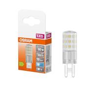 Osram Lampe LED multicolore LED PIN avec culot G9 Retrofit, 4,9 W / 806 lm, lumière blanche froide claire de 4000 K, non dimmable, IP20, verre sans plomb, diamètre 18 mm.