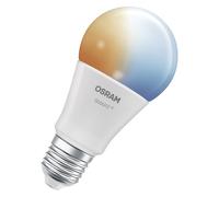 Osram Lampe LED SMART+ A75 forme d'ampoule E27 Tunable White, dimmable, contrôlable via application et voix, compatible Matter, 9,5 W, 2700-6500 K, Wi-Fi