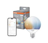 Osram Lampe LED SMART+ Globe 95 E27 Tunable White, dimmable, compatible Matter, WiFi, contrôlable via application et voix, 14 W, 2 700-6 500 K