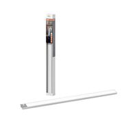 OSRAM Lampe LED sous placard avec détecteur de mouvement et port USB 600 mm en aluminium gris protection CCT IP20 pour armoires et étagères