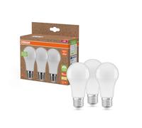 Osram Lampe LED Star A100 Recycling 14W 827, 2700K blanc chaud, E27, | LED Star Classic A 100 Recycled Plastic, LED Lamps, Blanc, 60 mm dia, 15000 h, pack de 3