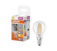 Osram Lampe LED Star Globe P40 Filament, 2700 K blanc chaud, 3,4 W, E14, | LED Star Classic P 40 Filament, LED Lamps, Clair, 45 mm dia, 15000 h, pack de 1