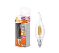 Osram Lampe LED Superstar Classic BA40 Windgust Filament dimmable, blanc | LED Superstar Classic BA 40 Filament DIM, LED Lamps, Clair, 35 mm dia, 15000 h, pack de 1