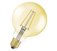 OSRAM Lamps Vintage Edition 1906 Ampoule LED à Filament | Culot E27 | Forme Globe 95mm Or Ambrée | Blanc Chaud 2400K | 4,5W (équivalent 36W) 4058075269828