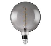 OSRAM Lamps Vintage Edition 1906 Ampoule LED à Filament Spirale, Culot E27, Forme Globe 200mm Fumée, Dimmable, Blanc Chaud 1800K, 5W 4058075270022