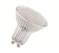 Osram LED BASE PAR16 50, ampoules LED réflecteur en verre pour culot GU10, blanc chaud (2700K), en remplacement des ampoules classiques 30W, boîte de 5 ampoules