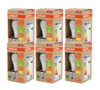 OSRAM LED Classic A40 - Pack de 6 E27 2,2W Blanc Chaud