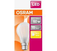 Osram Led G) B22d Glühlampenform 7w Warmblanc (Ø X L) 60.0mm X 104.0mm 1st.