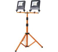 OSRAM LED Lampe de travail Tripod 2x50W 840, 4000K blanc froid, 9000 lm, IP65, réglable en hauteur 1,8m, 360