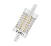 OSRAM LED LINE R7S | Tube Crayon LED culot R7s, 8W = 75W équivalent incandescent | Blanc chaud | 2700K