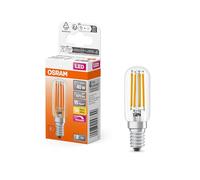 Osram LED spéciaen forme de goutte, transparente, multicolore, 4,8 W, 470 lm, 2700 K pour lumière blanc chaud, culot E14, diamètre 25 mm dimmable, lot de 6