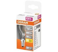 Osram Ampoule LED, Culot: E14, Blanc chaud, 2700 K, 6,50 W, équivalent à 60 W, LED Retrofit CLASSIC P