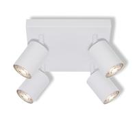 Osram LED Spot Elemental plafonnier 4x GU10, plaque, blanc,