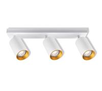 Osram LED Spot Eternal plafonnier 3x GU10, base fixe, blanc/or,