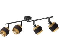 OSRAM LED Spot Hornet 4X2.8W 827 E14 Black, dimmable, blanc chaud (2700 K), 4 têtes d'éclairage réglables, douilles E14, ampoules LED OSRAM incluses
