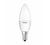 Osram LED STAR Ampoule LED, Forme flamme, Culot E14, 5W Equivalent 40W, 220-240V, dépolie, Blanc Froid 4000K, Lot de 1 pièce 4052899962057