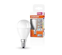 Osram LED Star Classic P60 LED LAMPE POUR E14 POLLE, FORME DE DROP, Look Matt, 806 Lumens, White Daylight (6500K), remplacement des ampoules conventionnelles de 60W, non dimmables, 1 pack
